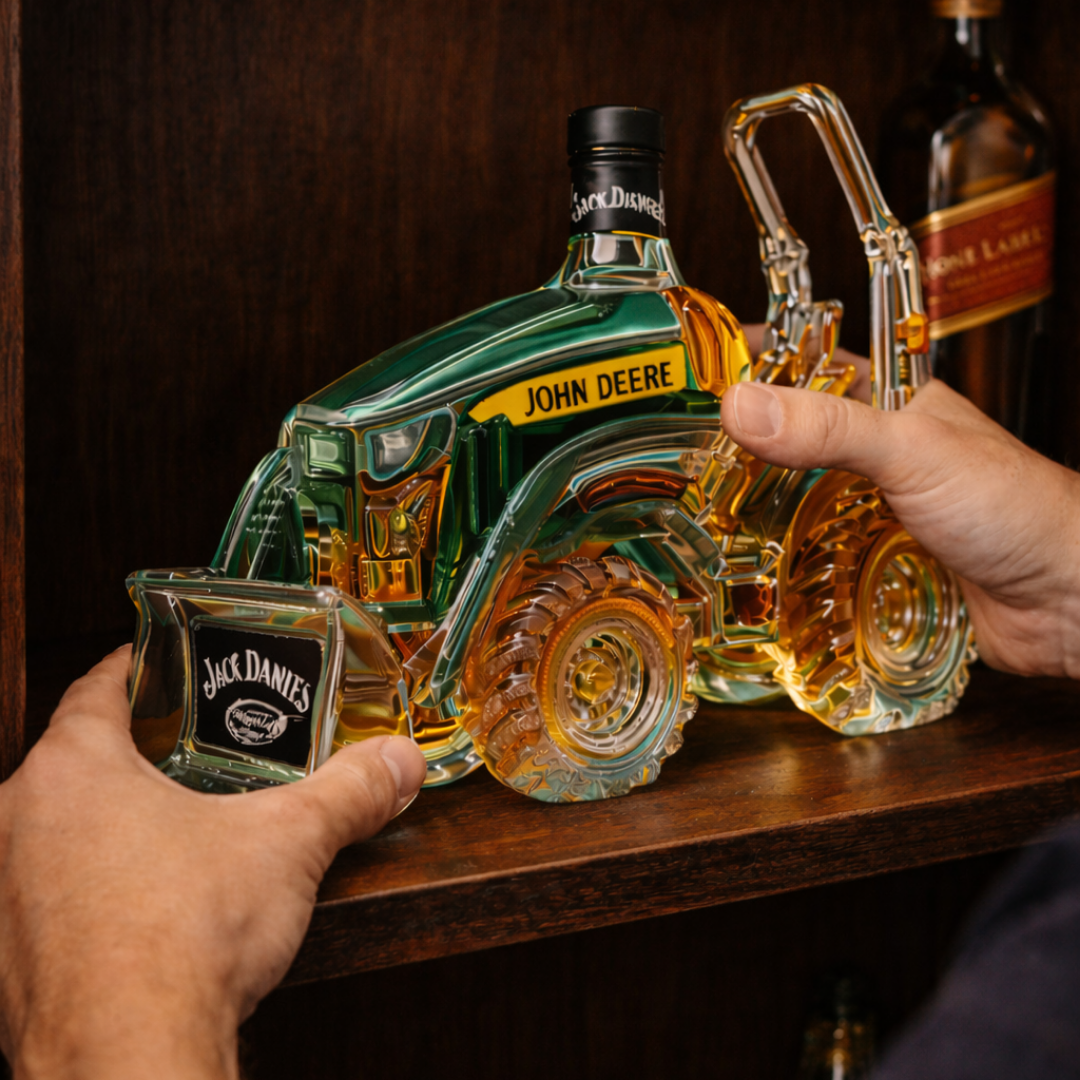 Jack Daniel's Whisky Flask - Tractor Edition